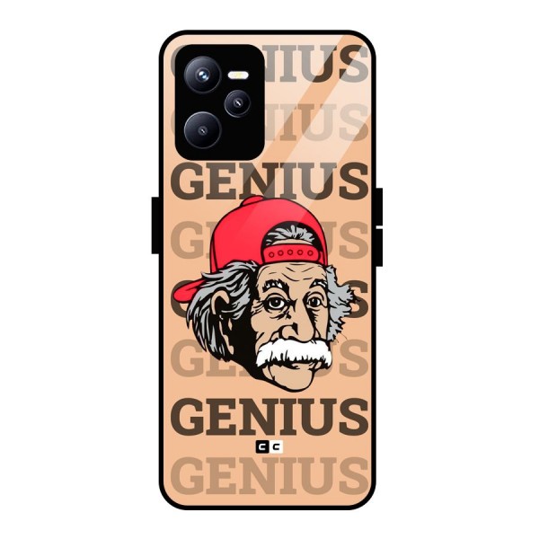 Genious Scientist Glass Back Case for Realme C35