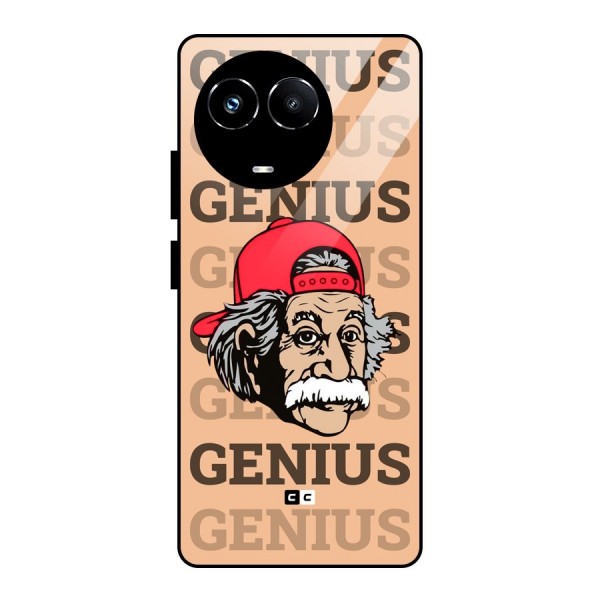 Genious Scientist Glass Back Case for Realme Narzo 60X