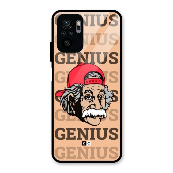 Genious Scientist Glass Back Case for Redmi Note 10