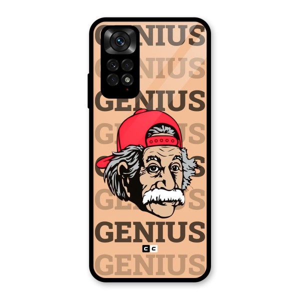 Genious Scientist Glass Back Case for Redmi Note 11