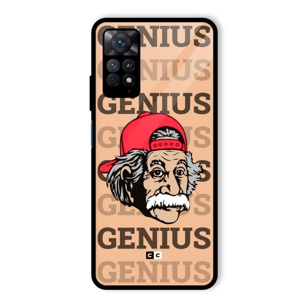 Genious Scientist Glass Back Case for Redmi Note 11 Pro