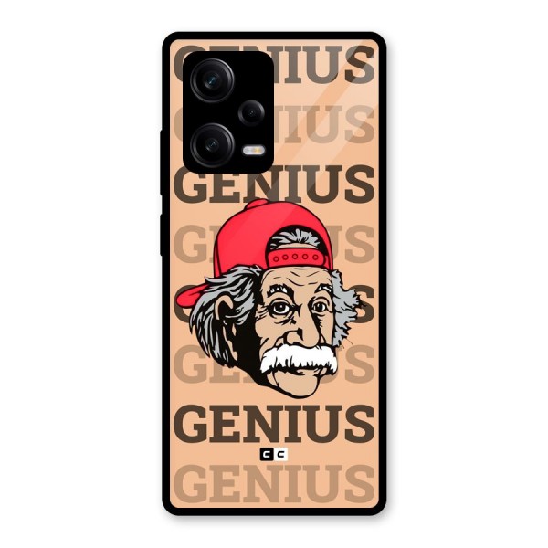 Genious Scientist Glass Back Case for Redmi Note 12 Pro