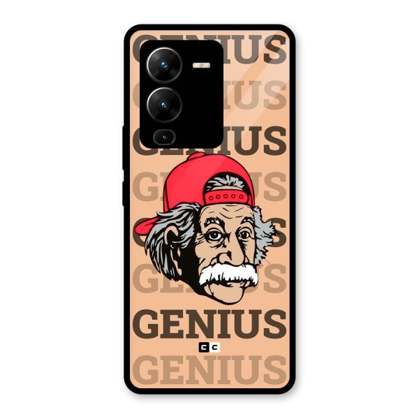 Genious Scientist Glass Back Case for Vivo V25 Pro