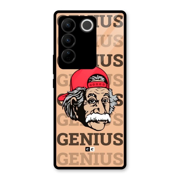 Genious Scientist Glass Back Case for Vivo V27 Pro