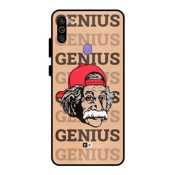 Genious Scientist Metal Back Case for Galaxy M11