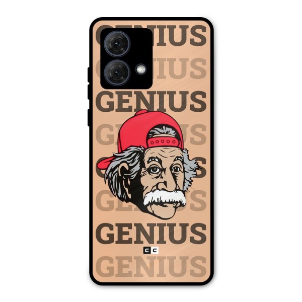 Genious Scientist Metal Back Case for Moto G84