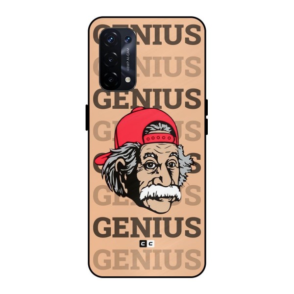 Genious Scientist Metal Back Case for Oppo A74 5G