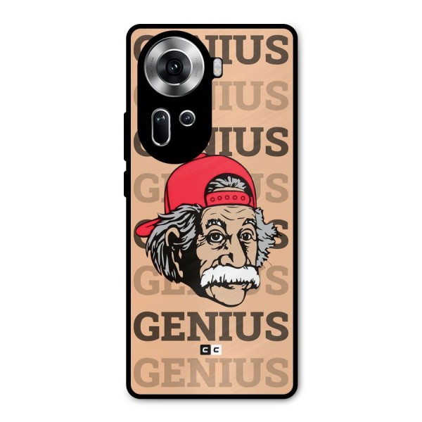 Genious Scientist Metal Back Case for Oppo Reno11 5G