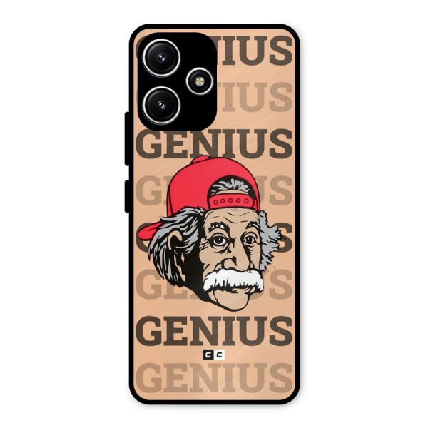 Genious Scientist Metal Back Case for Poco M6 Pro