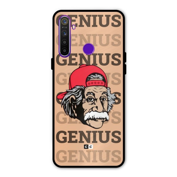 Genious Scientist Metal Back Case for Realme 5i