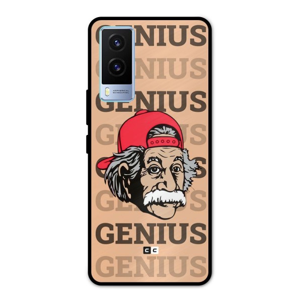 Genious Scientist Metal Back Case for Vivo V21e 5G