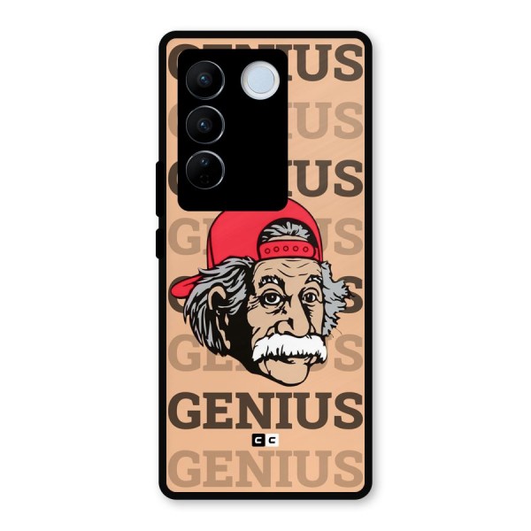 Genious Scientist Metal Back Case for Vivo V27 Pro