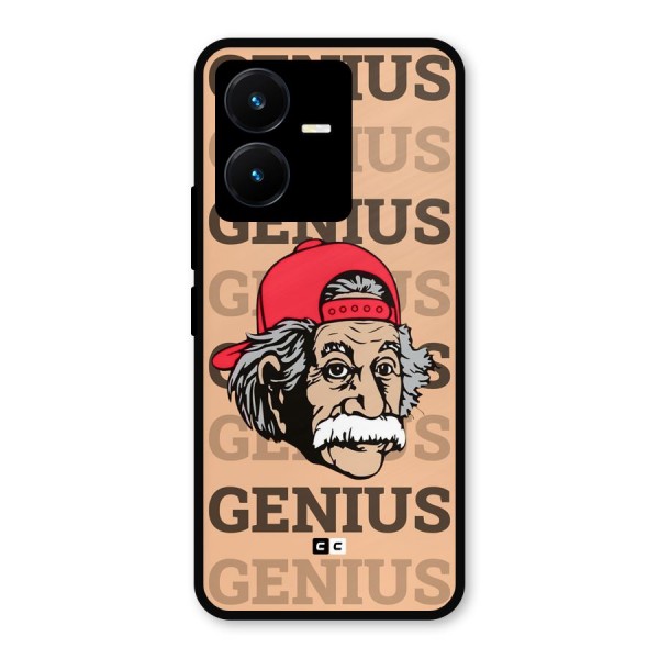 Genious Scientist Metal Back Case for Vivo Y22s