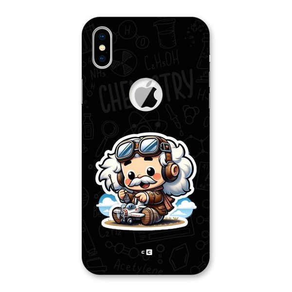 Genius Kid Back Case for iPhone X Logo Cut