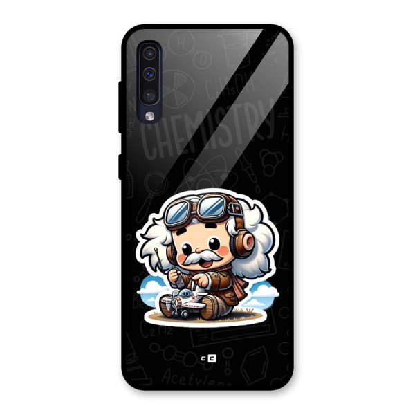 Genius Kid Glass Back Case for Galaxy A50s