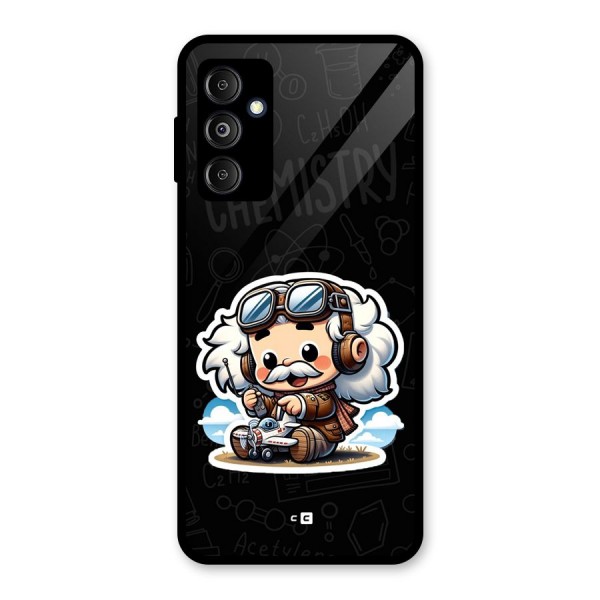 Genius Kid Glass Back Case for Galaxy M14 5G