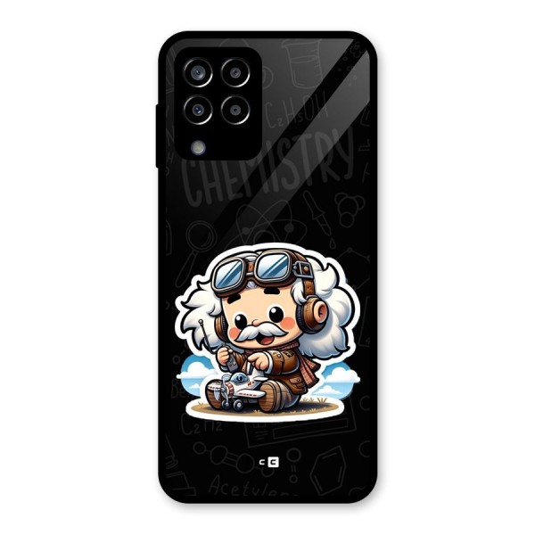 Genius Kid Glass Back Case for Galaxy M33