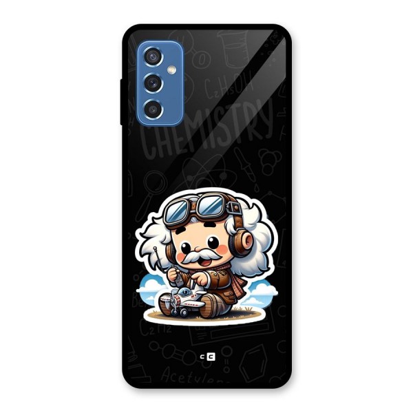 Genius Kid Glass Back Case for Galaxy M52 5G