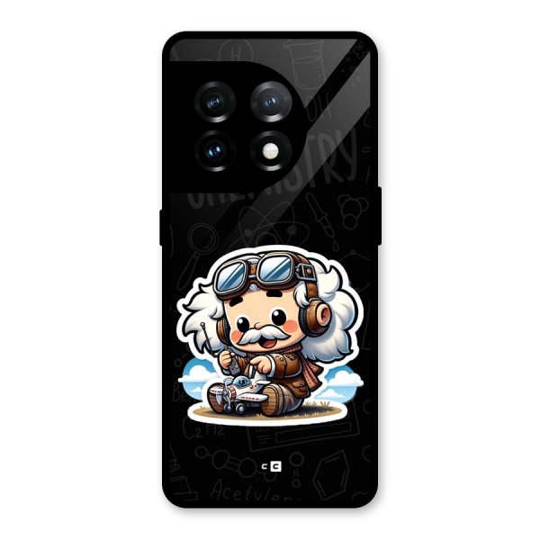 Genius Kid Glass Back Case for OnePlus 11