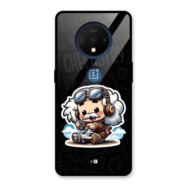 Genius Kid Glass Back Case for OnePlus 7T