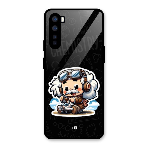 Genius Kid Glass Back Case for OnePlus Nord