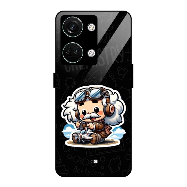 Genius Kid Glass Back Case for Oneplus Nord 3