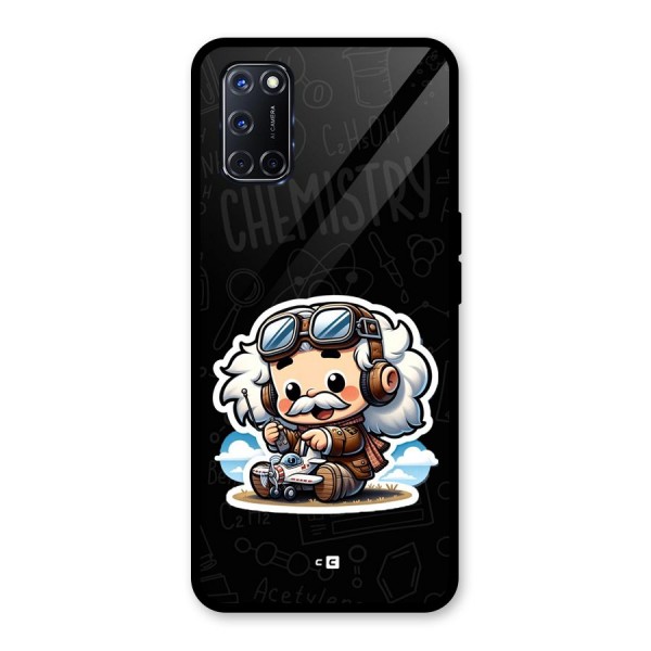 Genius Kid Glass Back Case for Oppo A52