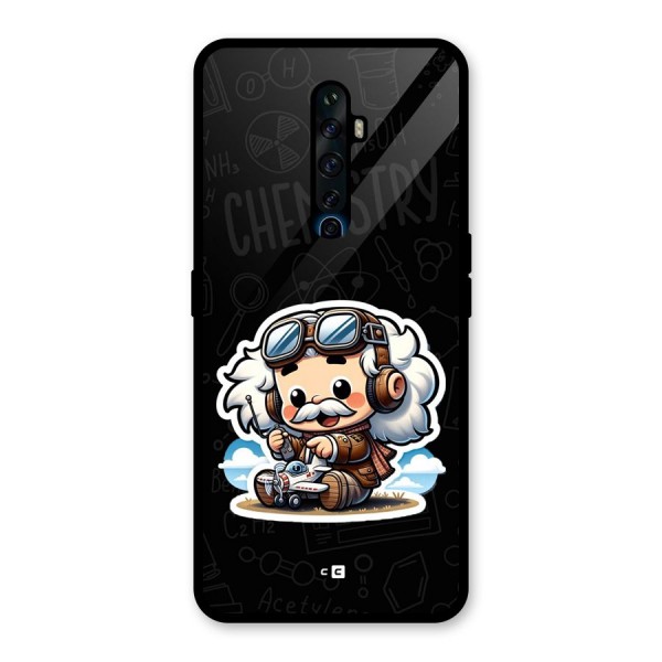 Genius Kid Glass Back Case for Oppo Reno2 F