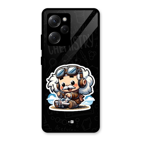 Genius Kid Glass Back Case for Poco X5 Pro