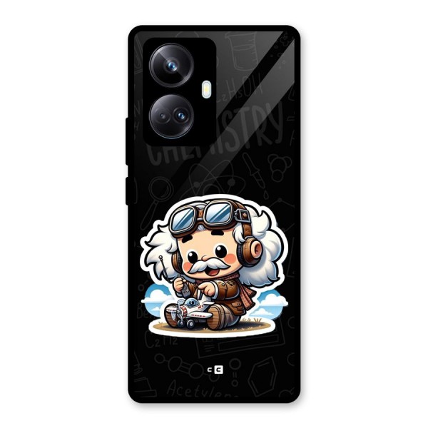 Genius Kid Glass Back Case for Realme 10 Pro Plus