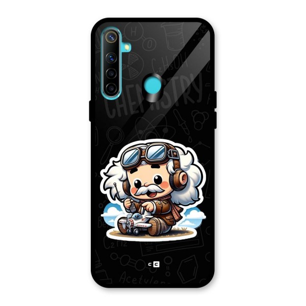 Genius Kid Glass Back Case for Realme 5