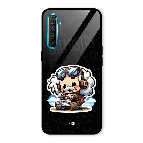 Genius Kid Glass Back Case for Realme XT