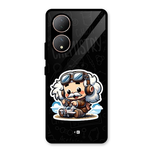 Genius Kid Glass Back Case for Vivo T2