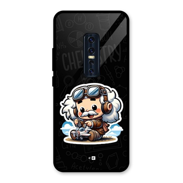 Genius Kid Glass Back Case for Vivo V17 Pro