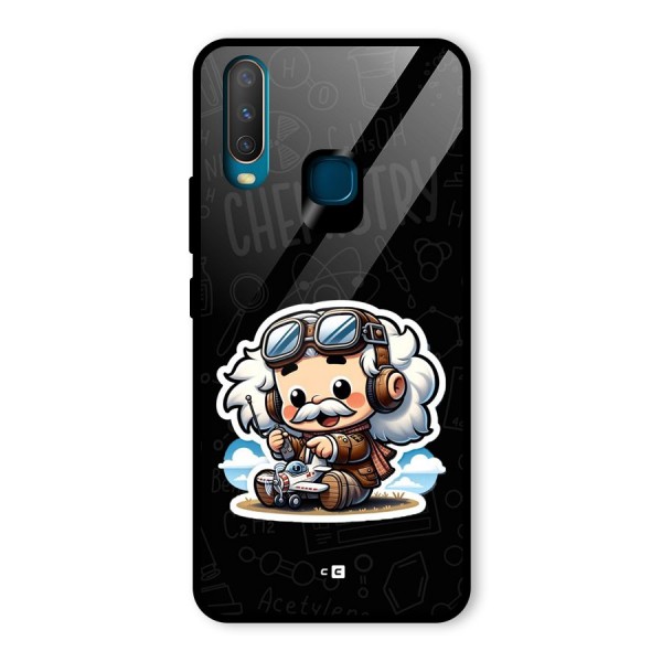 Genius Kid Glass Back Case for Vivo Y12