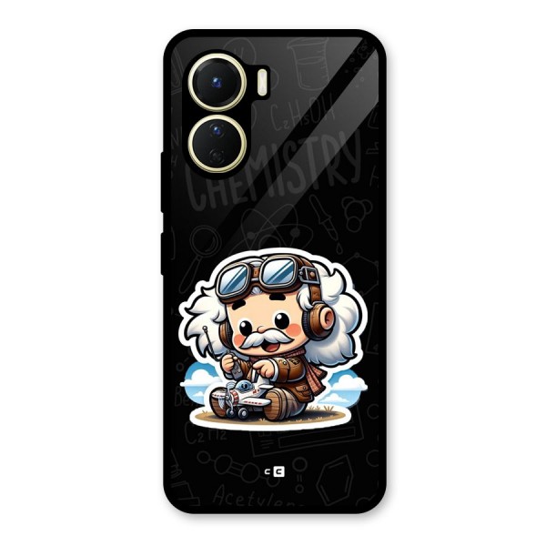 Genius Kid Glass Back Case for Vivo Y16