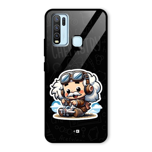 Genius Kid Glass Back Case for Vivo Y30