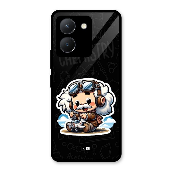 Genius Kid Glass Back Case for Vivo Y36