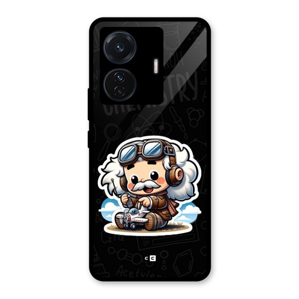 Genius Kid Glass Back Case for Vivo iQOO Z6 Pro