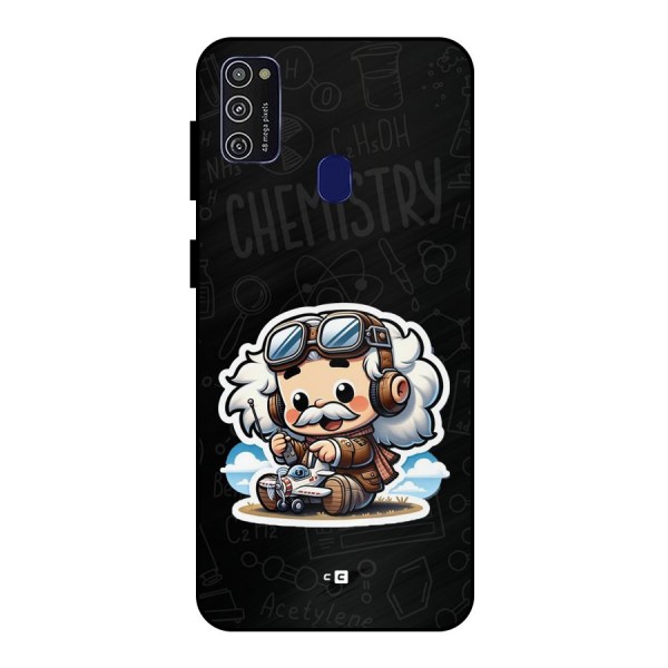 Genius Kid Metal Back Case for Galaxy M21