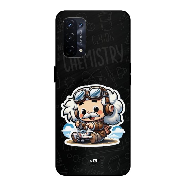 Genius Kid Metal Back Case for Oppo A74 5G