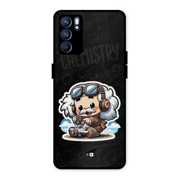 Genius Kid Metal Back Case for Oppo Reno6 5G