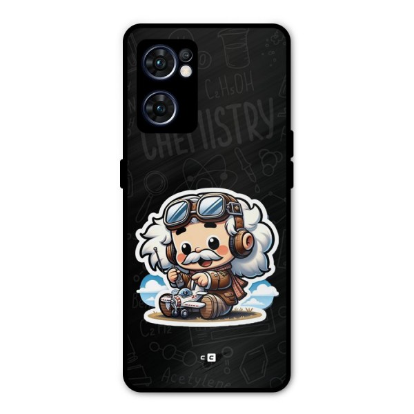 Genius Kid Metal Back Case for Oppo Reno7 5G