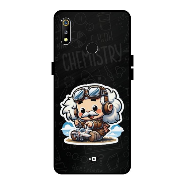 Genius Kid Metal Back Case for Realme 3