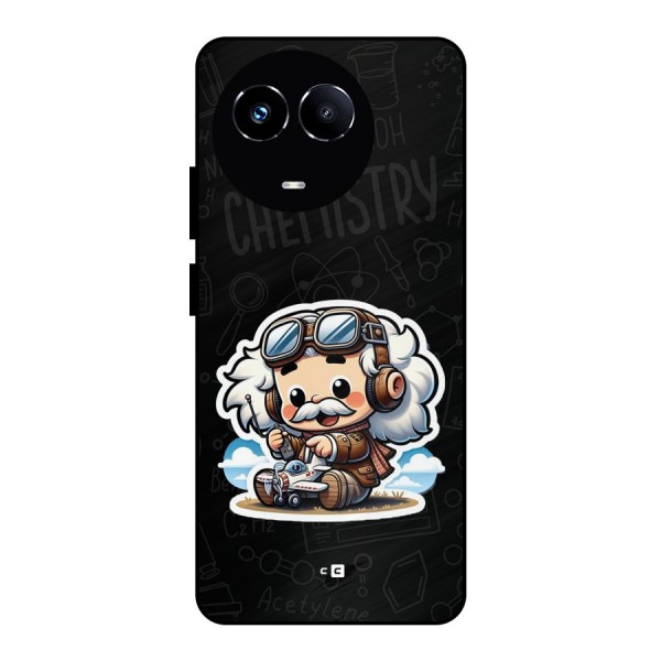 Genius Kid Metal Back Case for Realme Narzo 60X