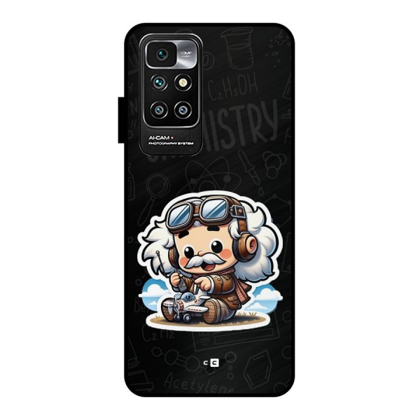 Genius Kid Metal Back Case for Redmi 10 Prime