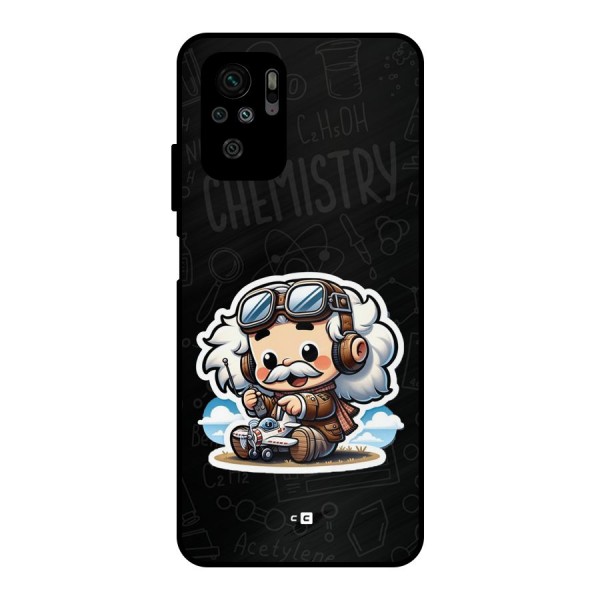 Genius Kid Metal Back Case for Redmi Note 10S