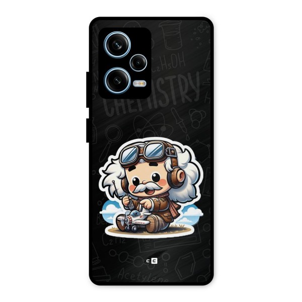 Genius Kid Metal Back Case for Redmi Note 12 Pro