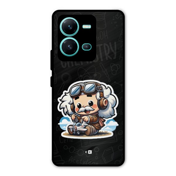 Genius Kid Metal Back Case for Vivo V25