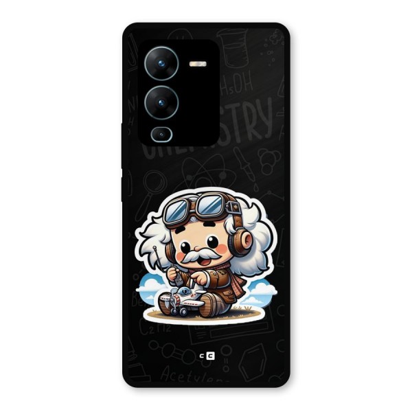 Genius Kid Metal Back Case for Vivo V25 Pro